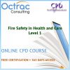 Fire Safety in Health and Care - Level 1 - Online CPD Course