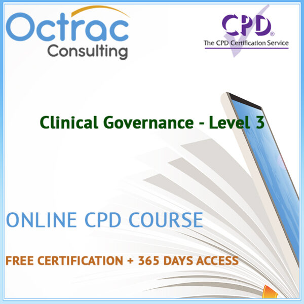 Clinical Governance - Level 3 - Online CPD Course