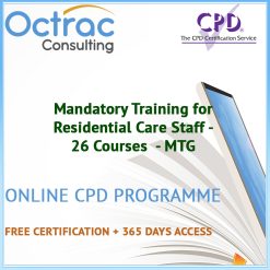 Mandatory Training for Residential Care Staff - 26 CPD Courses